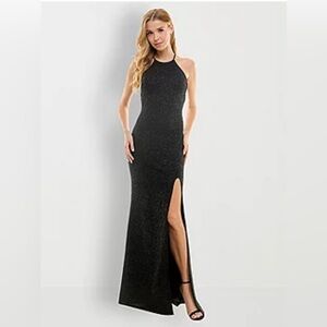 NEW City Triangle Juniors Sleeveless Glitter Bodycon Dress Size 7